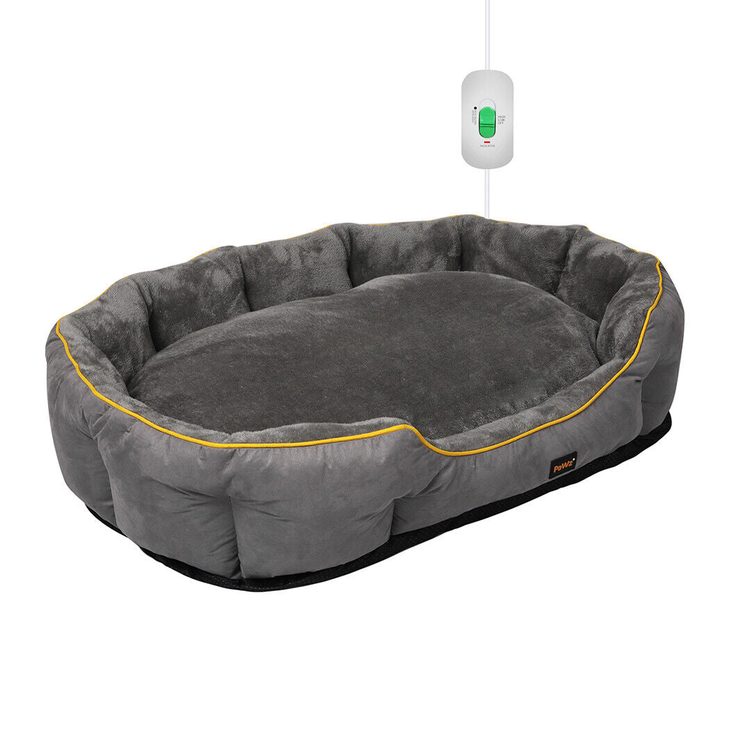 Pawz Electric Pet Heater Bed Heated Mat Cat Dog Heat Blanket Removable Cover